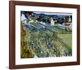 Vineyards at Auvers, c.1890-Vincent van Gogh-Framed Art Print