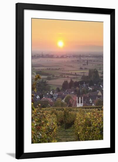 Vineyards at Sunset-Markus-Framed Photographic Print