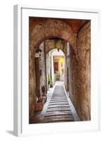 Vineyards Draping Hillsides Near Monte Falco-Terry Eggers-Framed Photographic Print