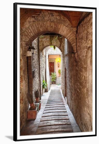 Vineyards Draping Hillsides Near Monte Falco-Terry Eggers-Framed Premium Photographic Print