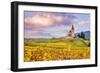 Vineyards, Hunawihr, Alsace, France-Matteo Colombo-Framed Photographic Print