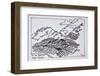 Vineyards in the Col de la Ramiere, Saint-Chinian, Languedoc region, Southern France-Richard Lawrence-Framed Photographic Print