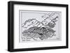 Vineyards in the Col de la Ramiere, Saint-Chinian, Languedoc region, Southern France-Richard Lawrence-Framed Photographic Print