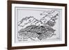 Vineyards in the Col de la Ramiere, Saint-Chinian, Languedoc region, Southern France-Richard Lawrence-Framed Photographic Print