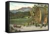 Vineyards, Los Olivos-null-Framed Stretched Canvas