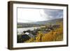 Vineyards near Piesport, Moselle Valley, Rhineland-Palatinate, Germany, Europe-Hans-Peter Merten-Framed Photographic Print