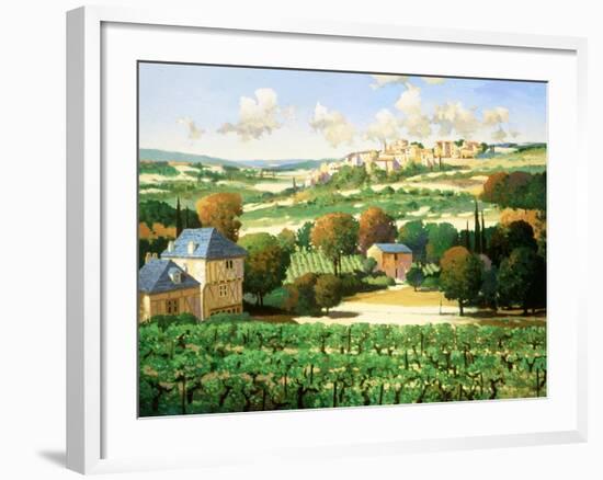 Vineyards of Provence-Max Hayslette-Framed Giclee Print