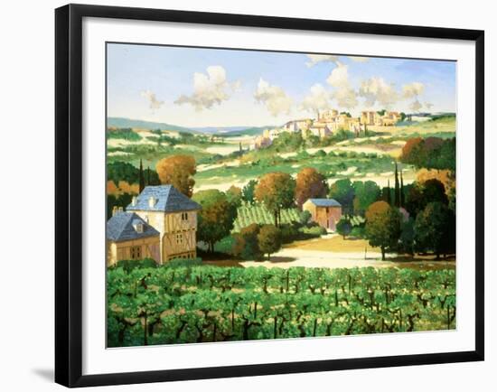 Vineyards of Provence-Max Hayslette-Framed Giclee Print