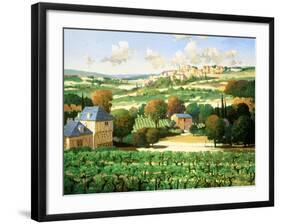 Vineyards of Provence-Max Hayslette-Framed Giclee Print