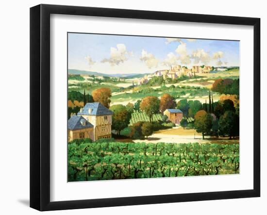 Vineyards of Provence-Max Hayslette-Framed Premium Giclee Print