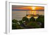 Vineyards of the Lavaux Region over Lake Leman (Lake of Geneva)-swisshippo-Framed Photographic Print