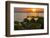 Vineyards of the Lavaux Region over Lake Leman (Lake of Geneva)-swisshippo-Framed Photographic Print