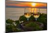 Vineyards of the Lavaux Region over Lake Leman (Lake of Geneva)-swisshippo-Mounted Photographic Print