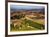 Vineyards Surround the Belvedere House-Terry Eggers-Framed Photographic Print