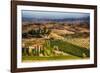 Vineyards Surround the Belvedere House-Terry Eggers-Framed Photographic Print
