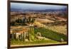 Vineyards Surround the Belvedere House-Terry Eggers-Framed Photographic Print