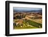 Vineyards Surround the Belvedere House-Terry Eggers-Framed Photographic Print