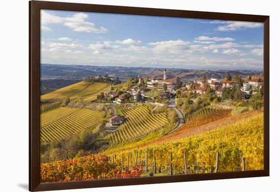 Vineyards, Treiso, Alba, Langhe, Piedmont, Italy-Peter Adams-Framed Photographic Print