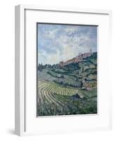 Vineyards, Tuscany-Rosemary Lowndes-Framed Giclee Print