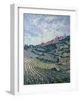 Vineyards, Tuscany-Rosemary Lowndes-Framed Giclee Print