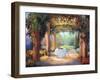 Vino al Fresco-Carolyne Hawley-Framed Art Print