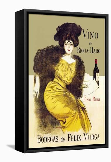 Vino de Rioja-Haro-Ramon Casas-Framed Stretched Canvas
