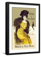 Vino de Rioja-Haro-Ramon Casas-Framed Art Print
