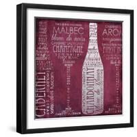 Vino Lingo II-Paul Brent-Framed Art Print