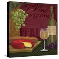 Vino Toscano-Fiona Stokes-Gilbert-Stretched Canvas