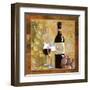 Vino Wine Grapes-Megan Aroon Duncanson-Framed Art Print