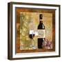 Vino Wine Grapes-Megan Aroon Duncanson-Framed Art Print