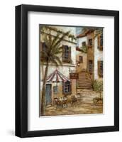 Vino y Queso-Ruane Manning-Framed Art Print