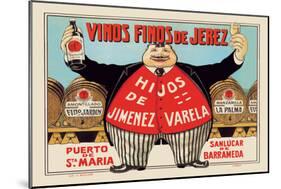 Vinos Finos de Jerex-null-Mounted Art Print