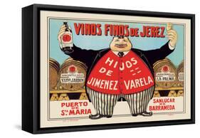 Vinos Finos de Jerex-null-Framed Stretched Canvas