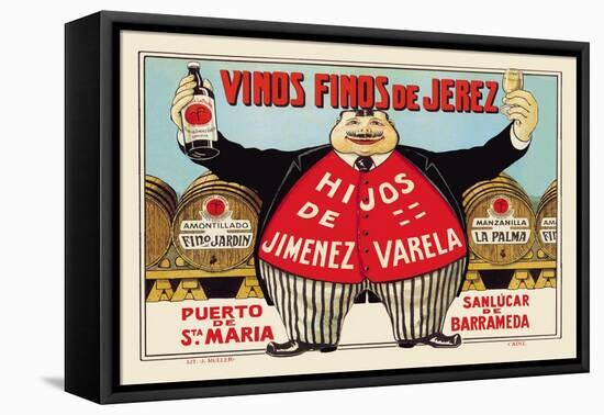 Vinos Finos de Jerex-null-Framed Stretched Canvas