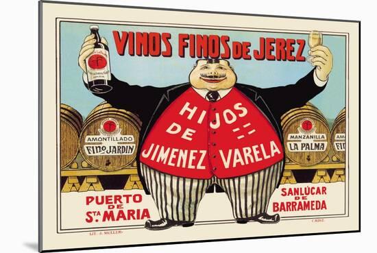 Vinos Finos de Jerex-null-Mounted Art Print