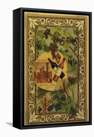 Vinos Finos-null-Framed Stretched Canvas