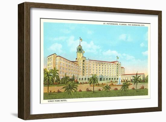 Vinoy Park Hotel, St. Petersburg, Florida-null-Framed Art Print