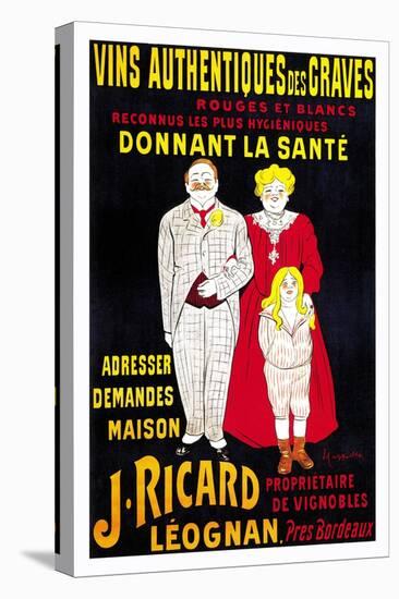 Vins Authentiques Des Graves-Leonetto Cappiello-Stretched Canvas