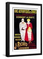 Vins Authentiques Des Graves-Leonetto Cappiello-Framed Art Print