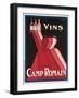 Vins Camp Romain'. Werbeplakat für Camp Romain Weine. Gedruckt von Affiches Camis, Paris-null-Framed Giclee Print