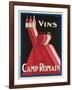 Vins Camp Romain'. Werbeplakat für Camp Romain Weine. Gedruckt von Affiches Camis, Paris-null-Framed Giclee Print