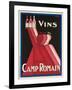 Vins Camp Romain'. Werbeplakat für Camp Romain Weine. Gedruckt von Affiches Camis, Paris-null-Framed Giclee Print