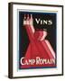 Vins Camp Romain'. Werbeplakat für Camp Romain Weine. Gedruckt von Affiches Camis, Paris-null-Framed Giclee Print