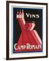 Vins Camp Romain'. Werbeplakat für Camp Romain Weine. Gedruckt von Affiches Camis, Paris-null-Framed Giclee Print