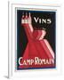 Vins Camp Romain'. Werbeplakat für Camp Romain Weine. Gedruckt von Affiches Camis, Paris-null-Framed Giclee Print