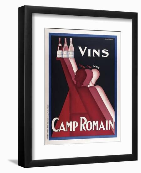 Vins Camp Romain-null-Framed Premium Giclee Print