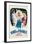 Vins de France: Sante, Gaiete, Esperance-Antoine Galland-Framed Art Print