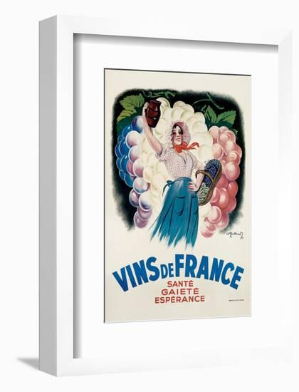 Vins de France: Sante, Gaiete, Esperance-Antoine Galland-Framed Art Print