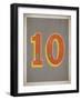 Vintage 10 Grey-Kindred Sol Collective-Framed Art Print